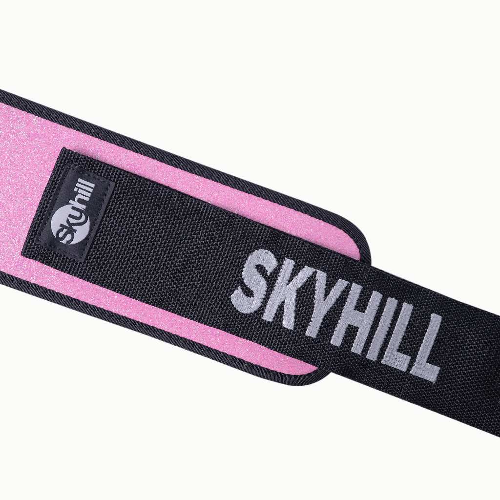 Skyhill Orbit Weightlifting Belt Pink Glitter